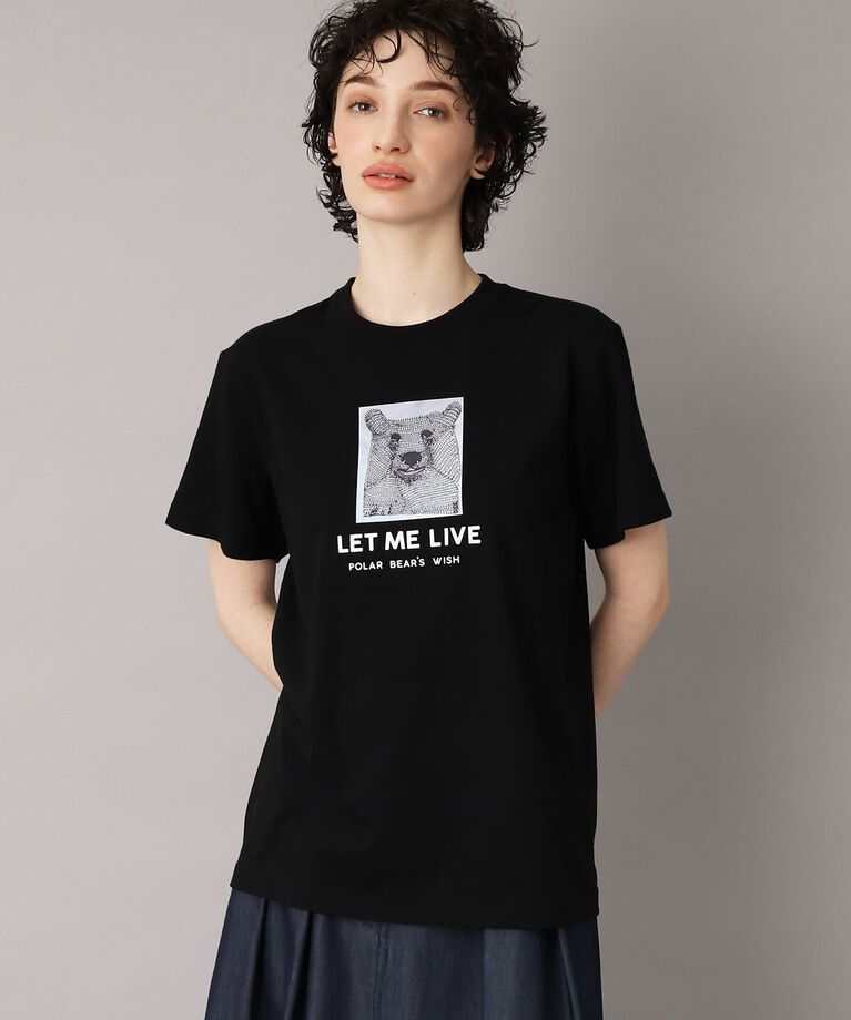 DRESSTERIOR「ANGE IN DISGUISE （アンジ イン ディスガイズ）【別注カラーあり】しろくまTシャツ」|Tシャツ・カットソー|