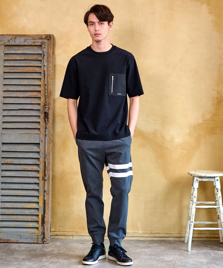 DRESSTERIOR「【接触冷感】ハイストレッチ トリコットポケットTシャツ」|Tシャツ・カットソー|