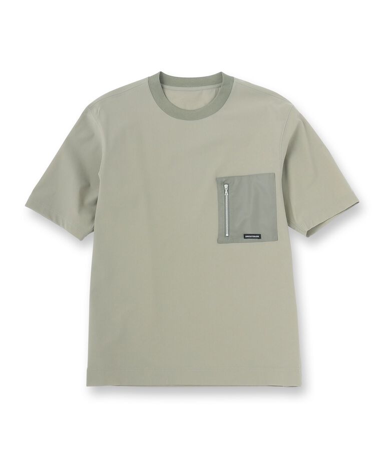 DRESSTERIOR「【接触冷感】ハイストレッチ トリコットポケットTシャツ」|Tシャツ・カットソー|