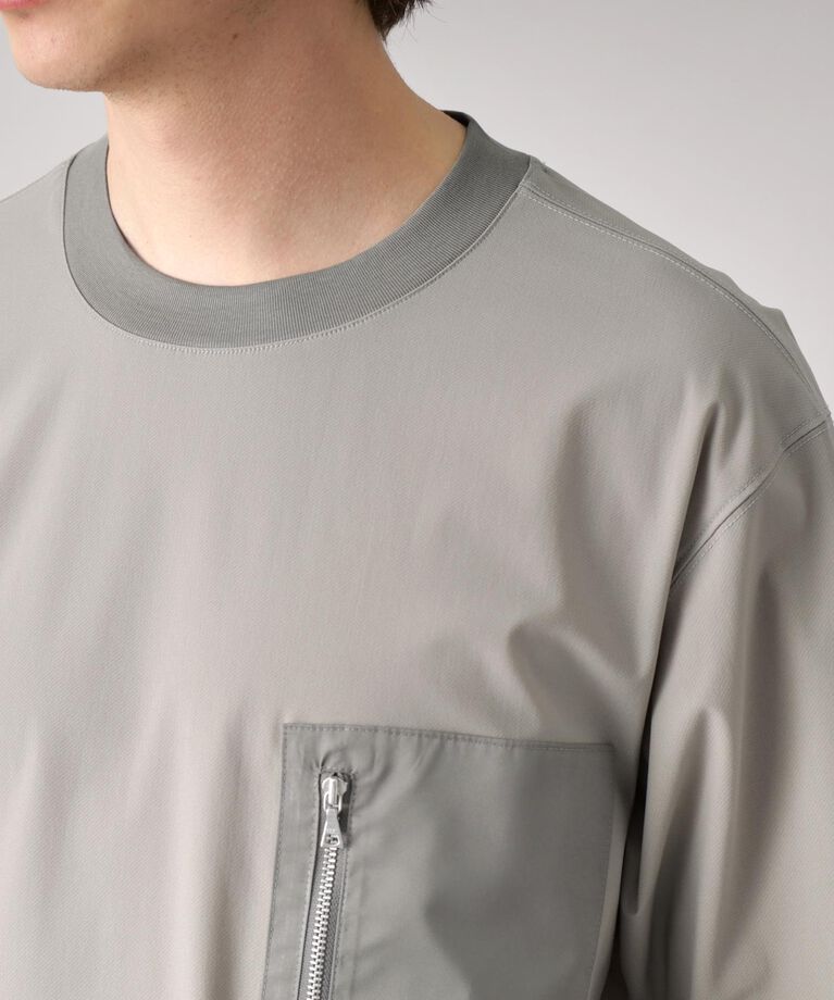 DRESSTERIOR「【接触冷感】ハイストレッチ トリコットポケットTシャツ」|Tシャツ・カットソー|