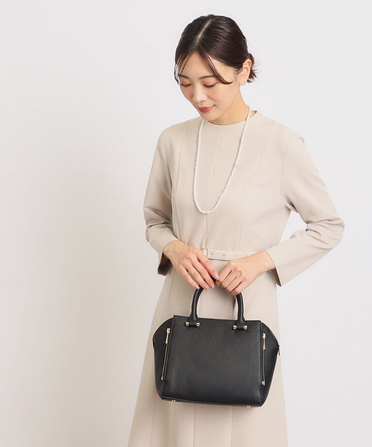 grove「雑誌掲載【人間工学/セレモニー/お仕事】縦Zipバーハンドル2WAYトート」|ショルダー・メッセンジャー|