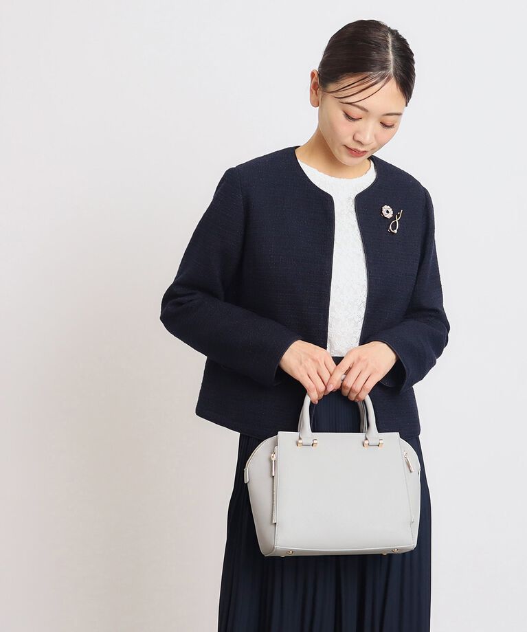 grove「雑誌掲載【人間工学/セレモニー/お仕事】縦Zipバーハンドル2WAYトート」|ショルダー・メッセンジャー|