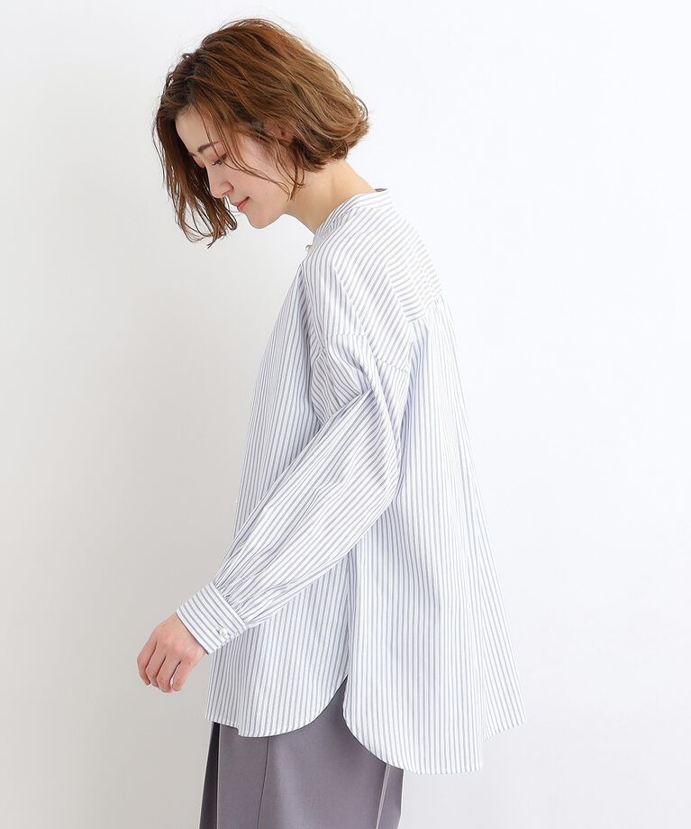 grove「パール調釦前開きゆるシャツ」|シャツ・ブラウス|