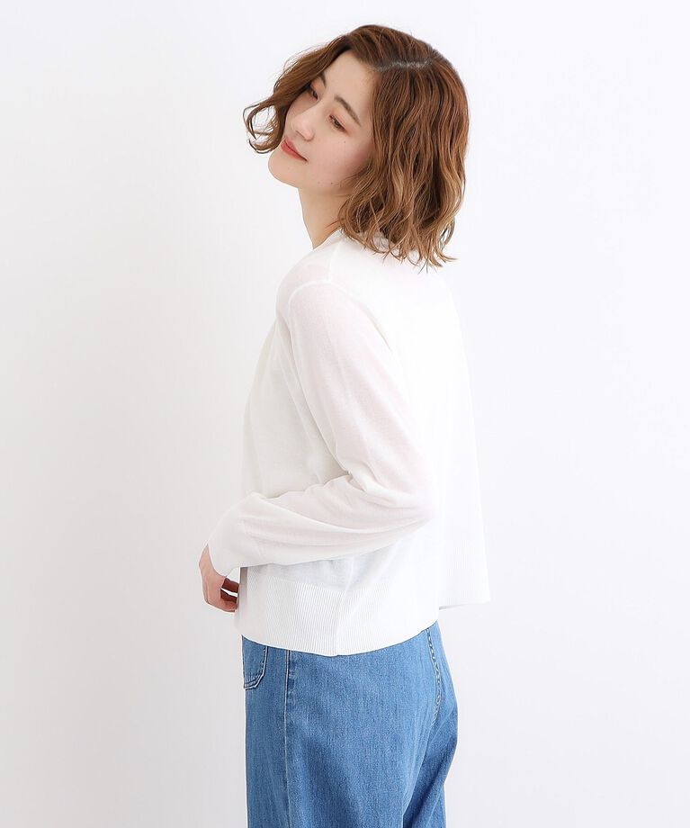 grove「【洗える／接触冷感／UVカット】ベーシックショートカーディガン」|カーディガン|