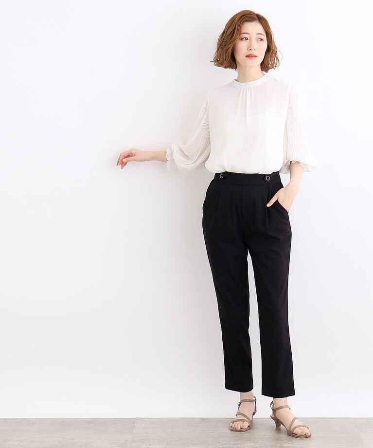 grove「＜接触冷感・多サイズ＞サマーハイパーストレッチテーパードパンツ」|その他|