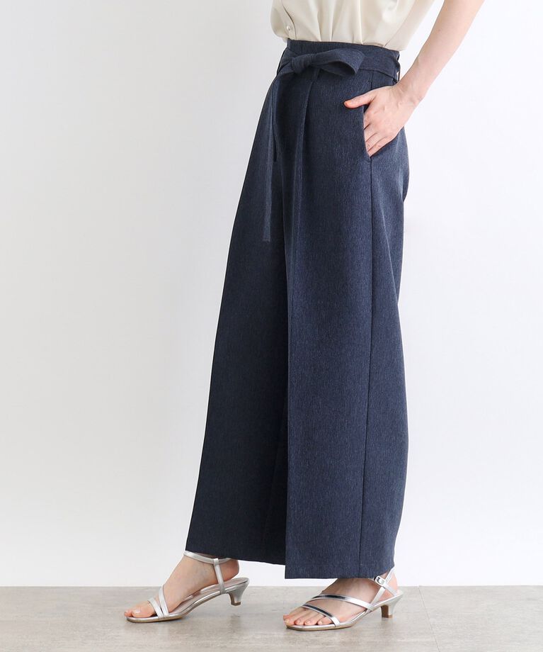 grove「デニムライクベルト付きワイドパンツ」|その他|