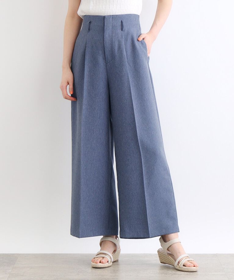 grove「デニムライクベルト付きワイドパンツ」|その他|