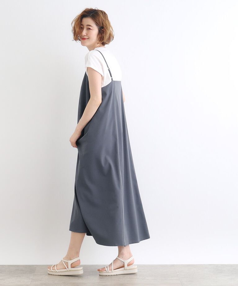 grove「【雑誌掲載】キャミワンピース×ロゴTシャツSET」|ワンピース|