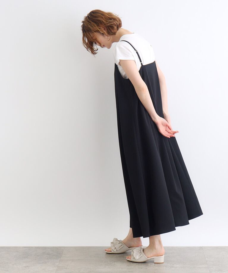 grove「【雑誌掲載】キャミワンピース×ロゴTシャツSET」|ワンピース|