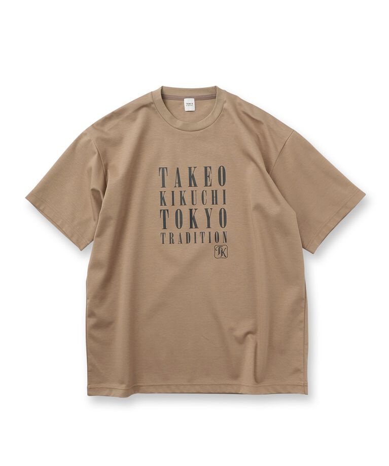 TAKEO KIKUCHI「【プリントT／日本製】メッセージ プリント Tシャツ」|Tシャツ・カットソー|