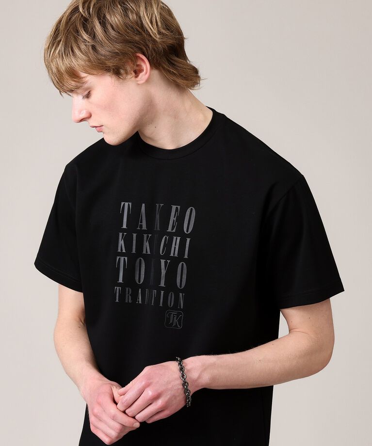 TAKEO KIKUCHI「【プリントT／日本製】メッセージ プリント Tシャツ」|Tシャツ・カットソー|