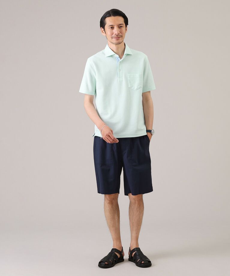 TAKEO KIKUCHI「【抗菌防臭／5サイズ展開】ハニカムメランジ ポロシャツ」|ポロシャツ|
