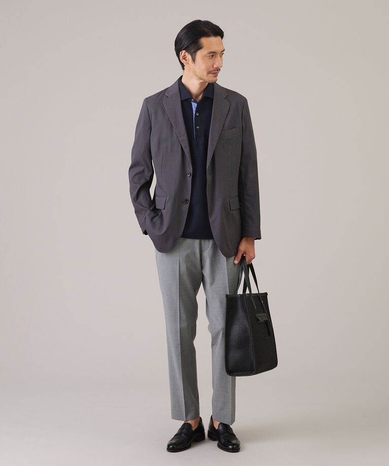 TAKEO KIKUCHI「【抗菌防臭／5サイズ展開】ハニカムメランジ ポロシャツ」|ポロシャツ|