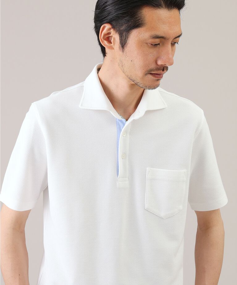 TAKEO KIKUCHI「【抗菌防臭／5サイズ展開】ハニカムメランジ ポロシャツ」|ポロシャツ|