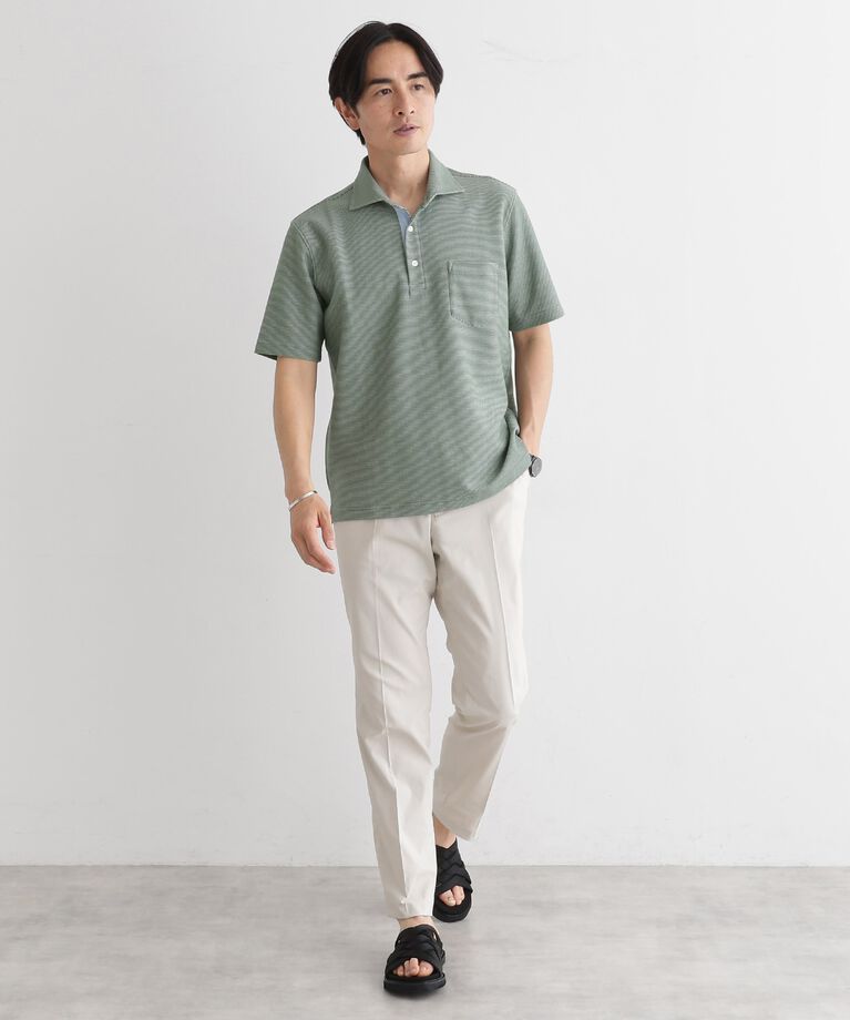 TAKEO KIKUCHI「【抗菌防臭／5サイズ展開】ハニカムメランジ ポロシャツ」|ポロシャツ|