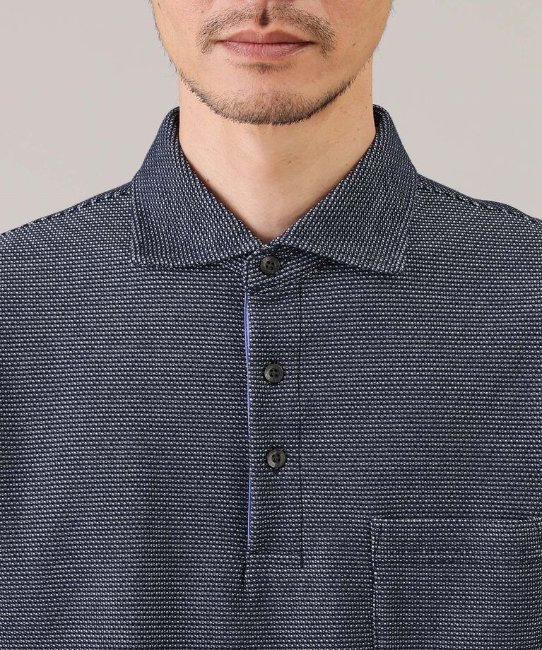 TAKEO KIKUCHI「【抗菌防臭／5サイズ展開】ハニカムメランジ ポロシャツ」|ポロシャツ|