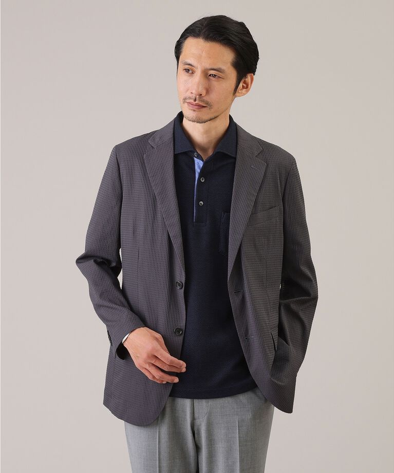 TAKEO KIKUCHI「【抗菌防臭／5サイズ展開】ハニカムメランジ ポロシャツ」|ポロシャツ|