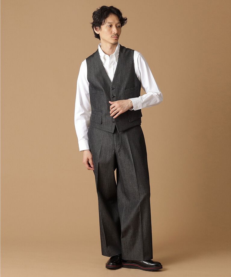 40CARATS&525「【3ピース対応/Made in JAPAN】525DENIM べスト」|ベスト・ジレ|