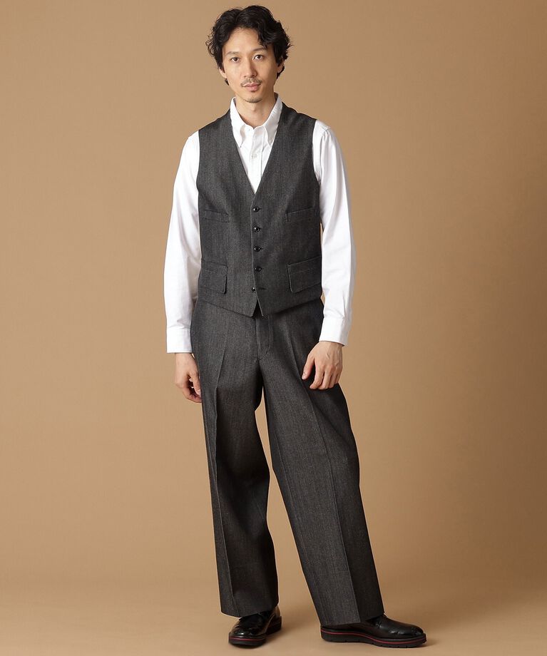 40CARATS&525「【3ピース対応/Made in JAPAN】525DENIM べスト」|ベスト・ジレ|