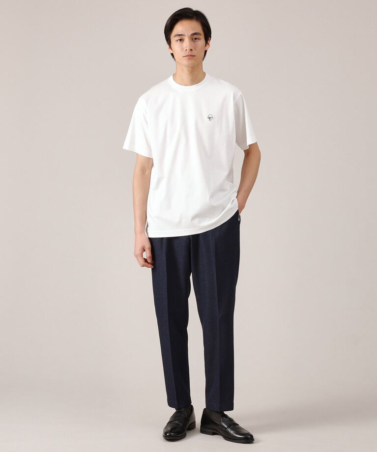 TAKEO KIKUCHI「ワンポイント カラー刺繍 Tシャツ」|Tシャツ・カットソー|