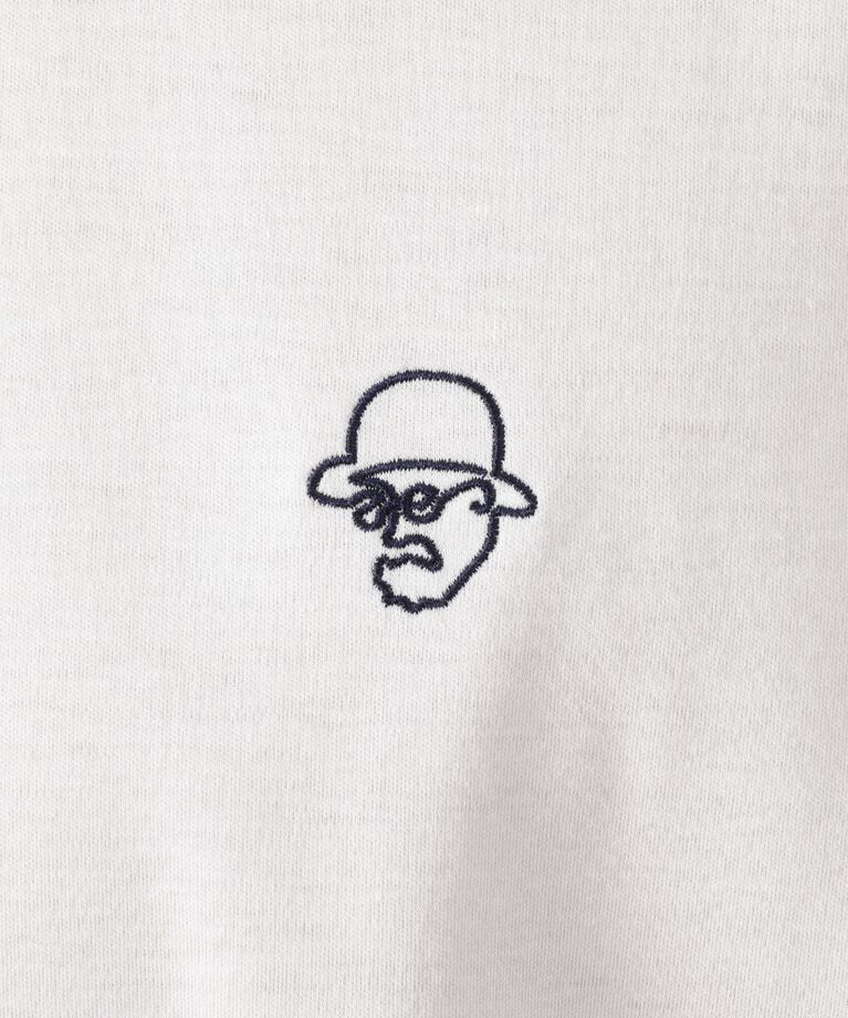 TAKEO KIKUCHI「ワンポイント カラー刺繍 Tシャツ」|Tシャツ・カットソー|