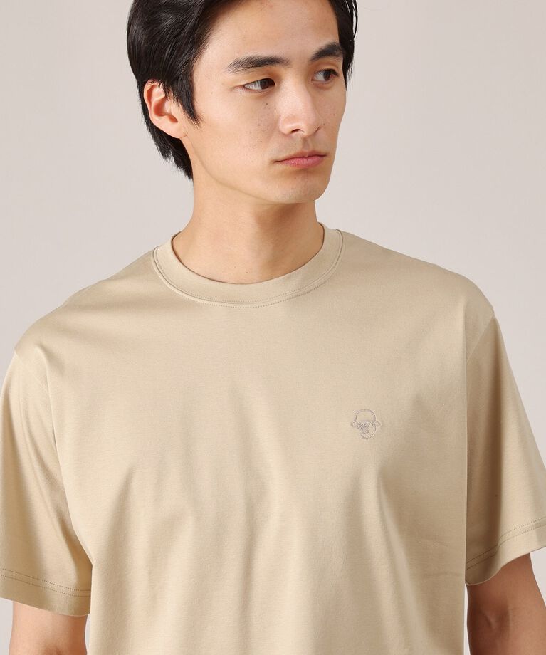TAKEO KIKUCHI「ワンポイント カラー刺繍 Tシャツ」|Tシャツ・カットソー|