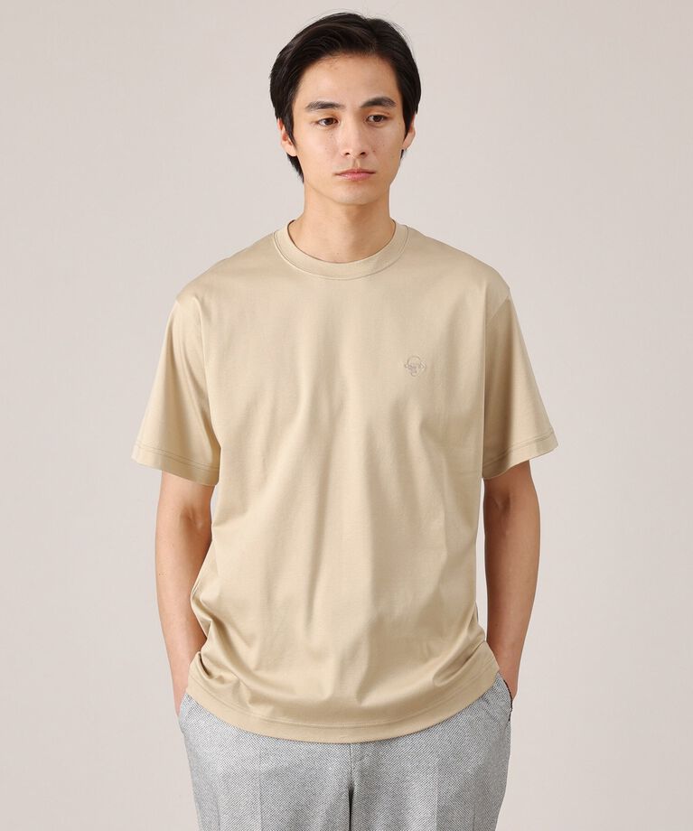 TAKEO KIKUCHI「ワンポイント カラー刺繍 Tシャツ」|Tシャツ・カットソー|