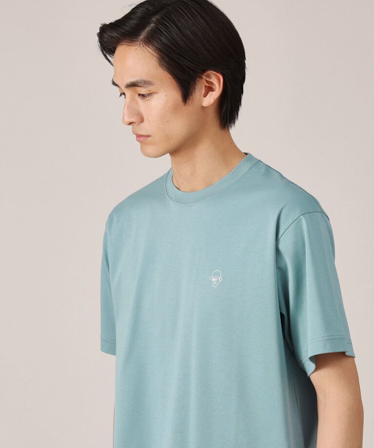 TAKEO KIKUCHI「ワンポイント カラー刺繍 Tシャツ」|Tシャツ・カットソー|