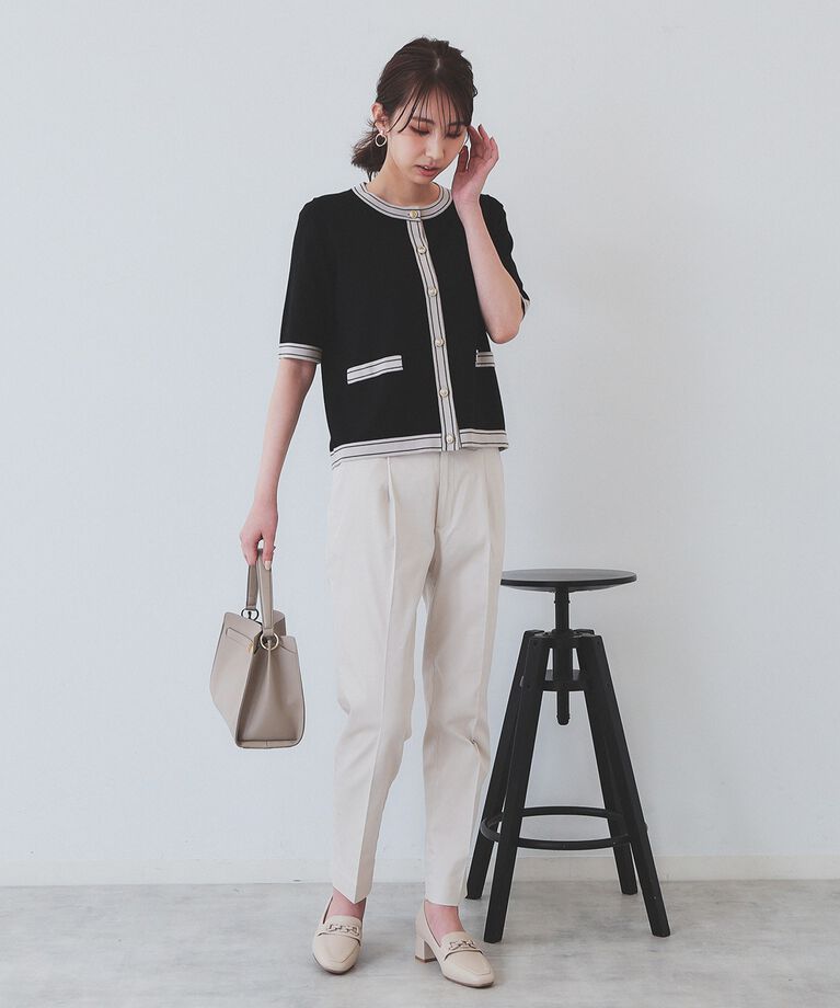 index「《6color/XS-LLsize》コンパクトストレッチテーパードパンツ【洗濯機洗い可/吸水速乾/透」|その他|