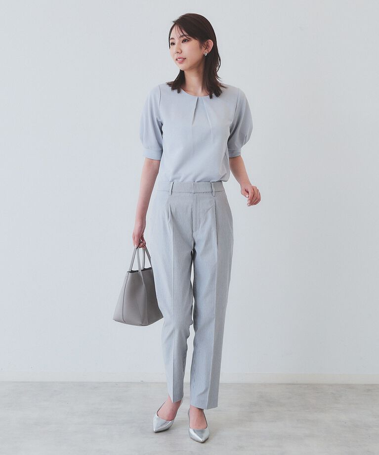 index「《6color/XS-LLsize》コンパクトストレッチテーパードパンツ【洗濯機洗い可/吸水速乾/透」|その他|