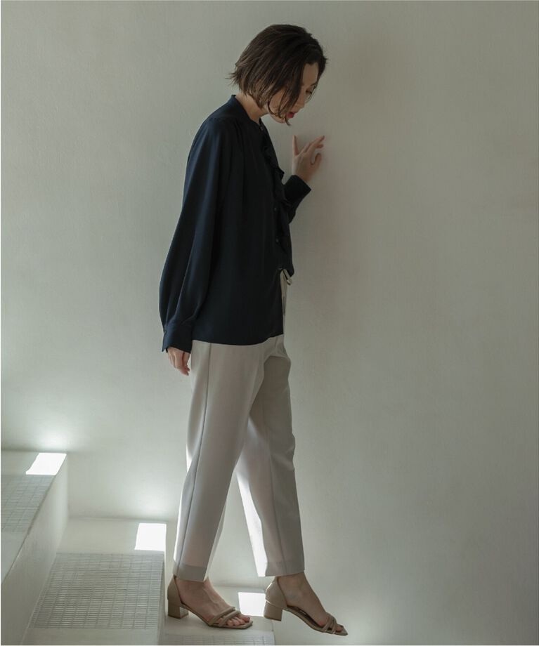 OPAQUE.CLIP「≪SS-LLsize≫ 美脚ツイルテーパードパンツ【洗濯機洗い可】」|その他|