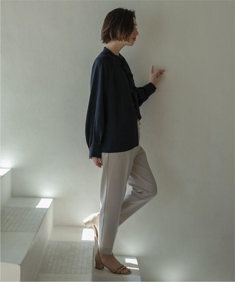 OPAQUE.CLIP「≪SS-LLsize≫ 美脚ツイルテーパードパンツ【洗濯機洗い可】」|その他|