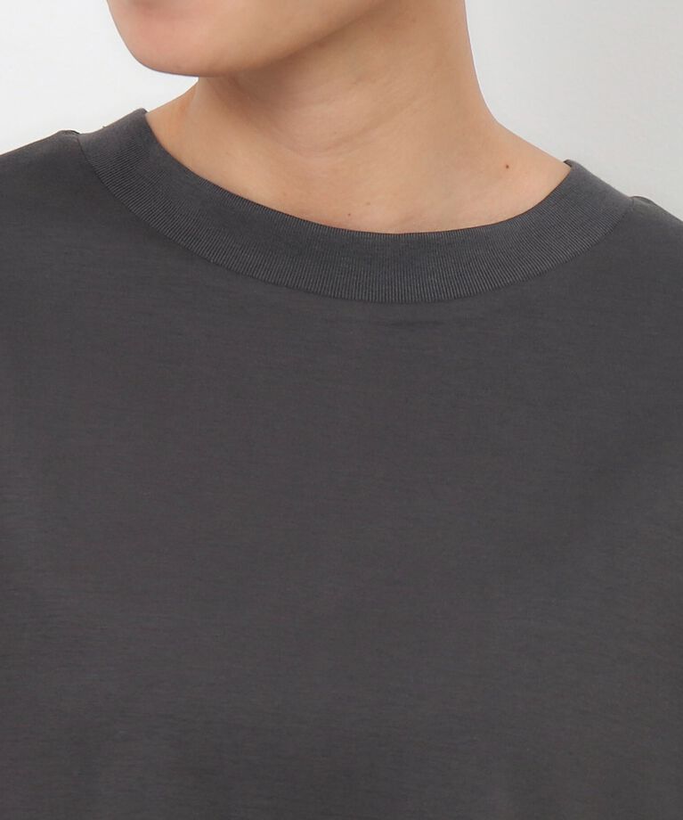 OPAQUE.CLIP「UV リラクシーノースリーブ／シルキースーピマ【接触冷感/洗濯機洗い可】」|Tシャツ・カットソー|