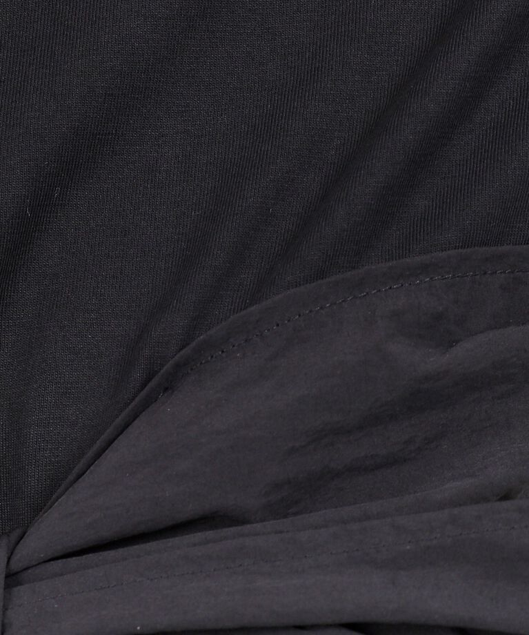 OPAQUE.CLIP「リボンビスチェドッキングカットソー【洗濯機洗い可】」|Tシャツ・カットソー|