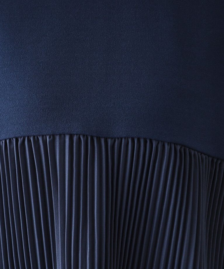 OPAQUE.CLIP「ブリーツドッキング デザイントップス【洗濯機洗い可】」|Tシャツ・カットソー|