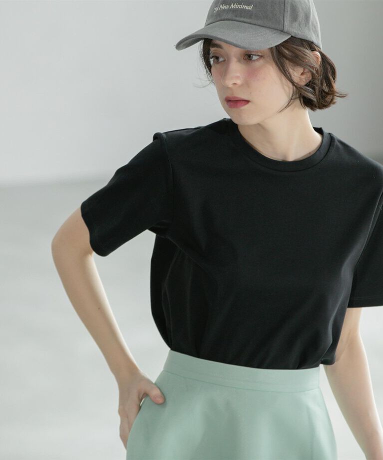 OPAQUE.CLIP「《5color/SS-LLsize》UV ベーシックTシャツ【接触冷感/洗濯機洗い可】」|Tシャツ・カットソー|