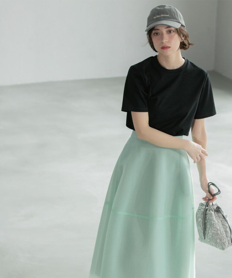 OPAQUE.CLIP「《5color/SS-LLsize》UV ベーシックTシャツ【接触冷感/洗濯機洗い可】」|Tシャツ・カットソー|