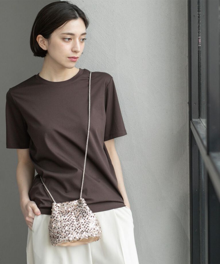 OPAQUE.CLIP「《5color/SS-LLsize》UV ベーシックTシャツ【接触冷感/洗濯機洗い可】」|Tシャツ・カットソー|