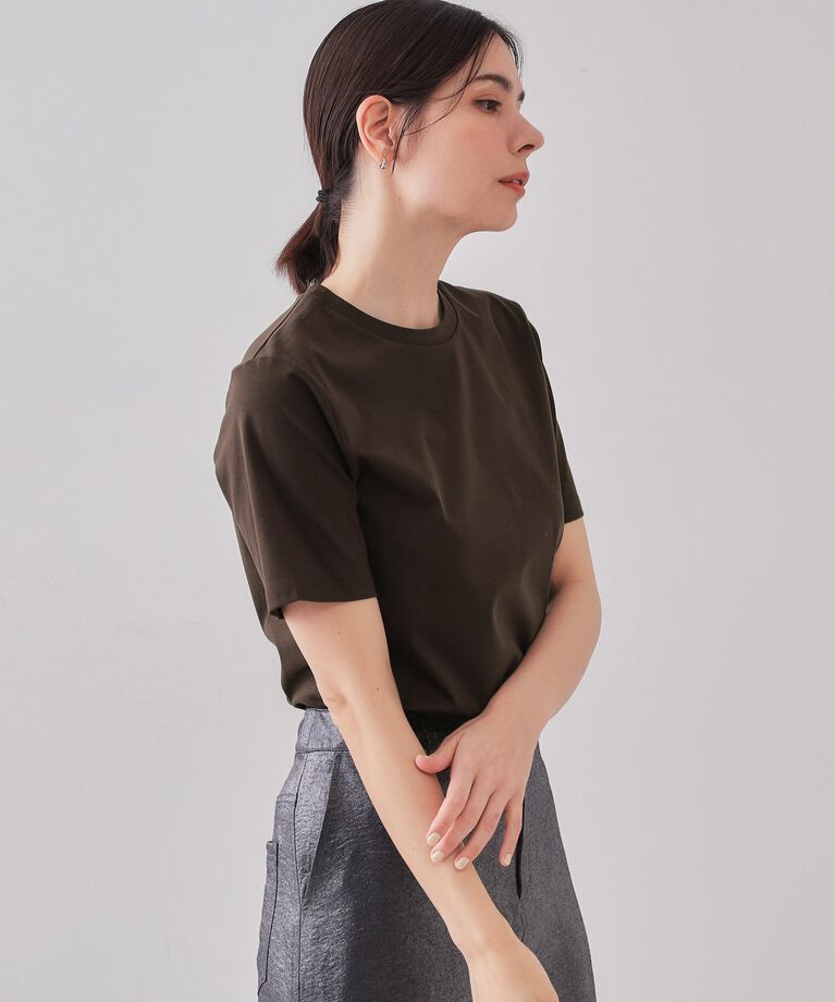 OPAQUE.CLIP「《5color/SS-LLsize》UV ベーシックTシャツ【接触冷感/洗濯機洗い可】」|Tシャツ・カットソー|