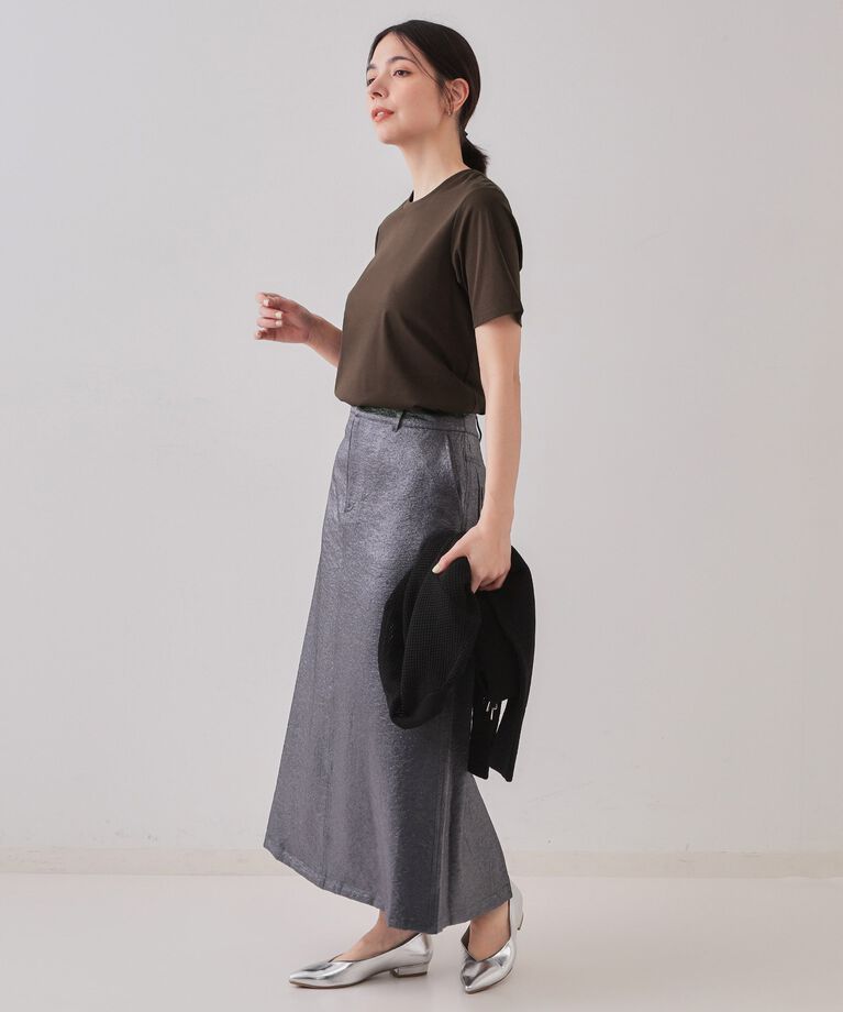 OPAQUE.CLIP「《5color/SS-LLsize》UV ベーシックTシャツ【接触冷感/洗濯機洗い可】」|Tシャツ・カットソー|
