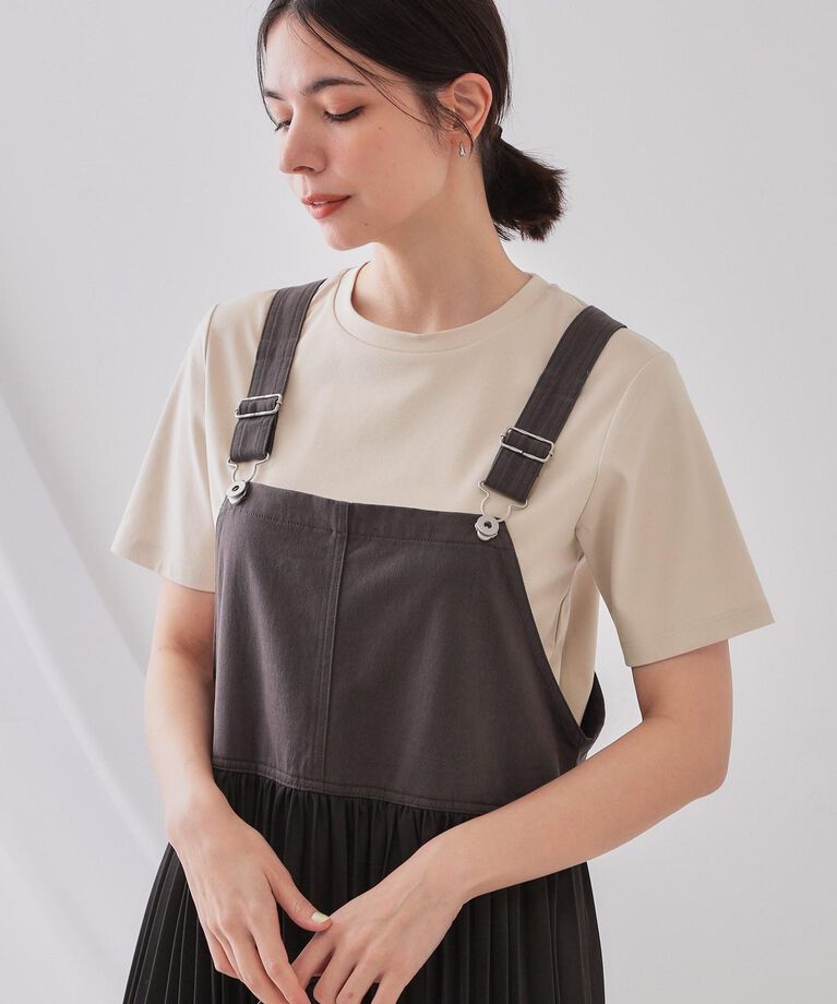 OPAQUE.CLIP「《5color/SS-LLsize》UV ベーシックTシャツ【接触冷感/洗濯機洗い可】」|Tシャツ・カットソー|