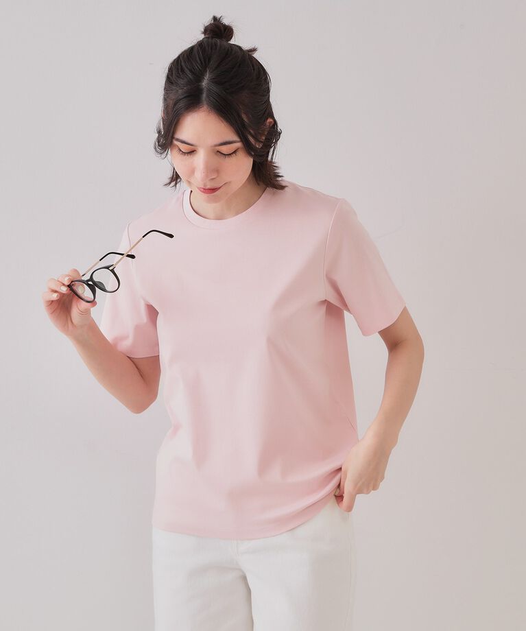 OPAQUE.CLIP「《5color/SS-LLsize》UV ベーシックTシャツ【接触冷感/洗濯機洗い可】」|Tシャツ・カットソー|