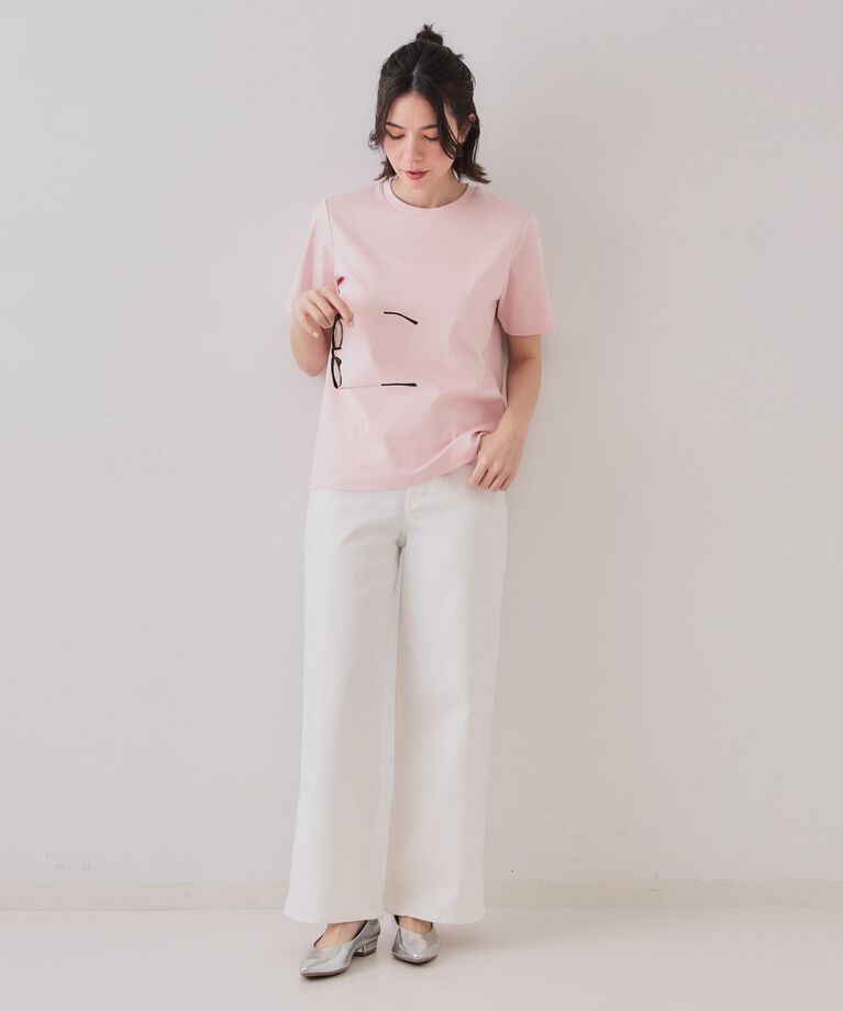 OPAQUE.CLIP「《5color/SS-LLsize》UV ベーシックTシャツ【接触冷感/洗濯機洗い可】」|Tシャツ・カットソー|