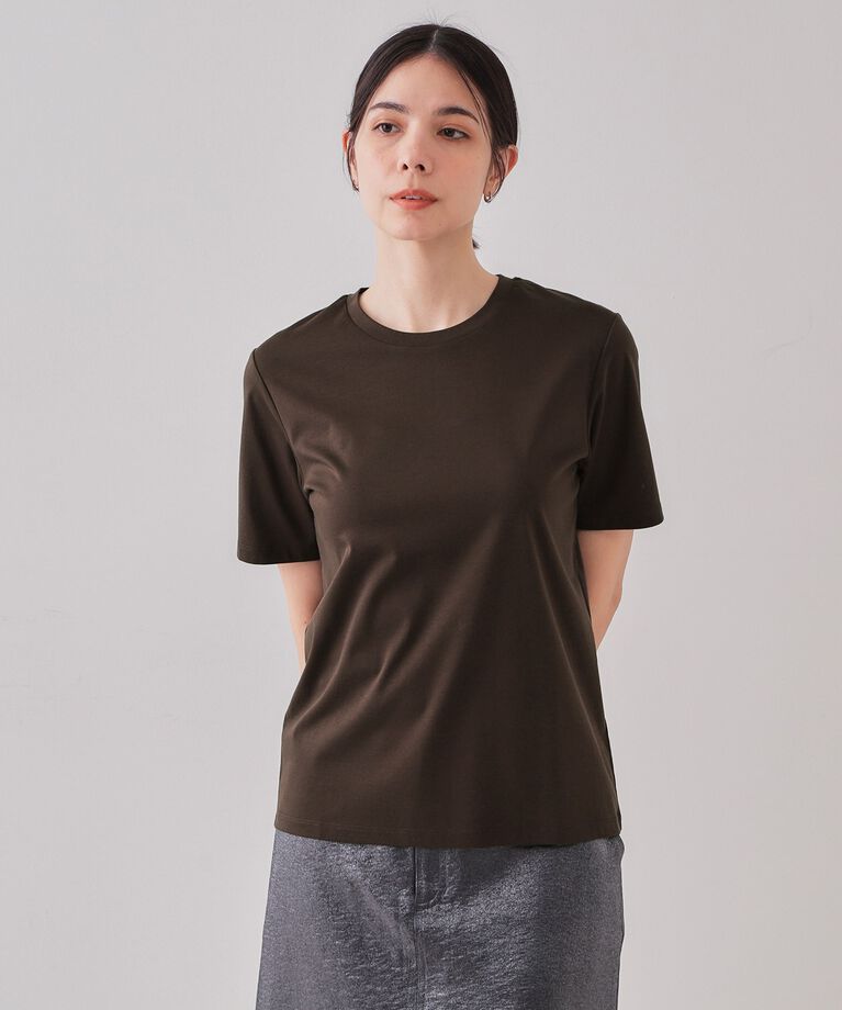 OPAQUE.CLIP「《5color/SS-LLsize》UV ベーシックTシャツ【接触冷感/洗濯機洗い可】」|Tシャツ・カットソー|