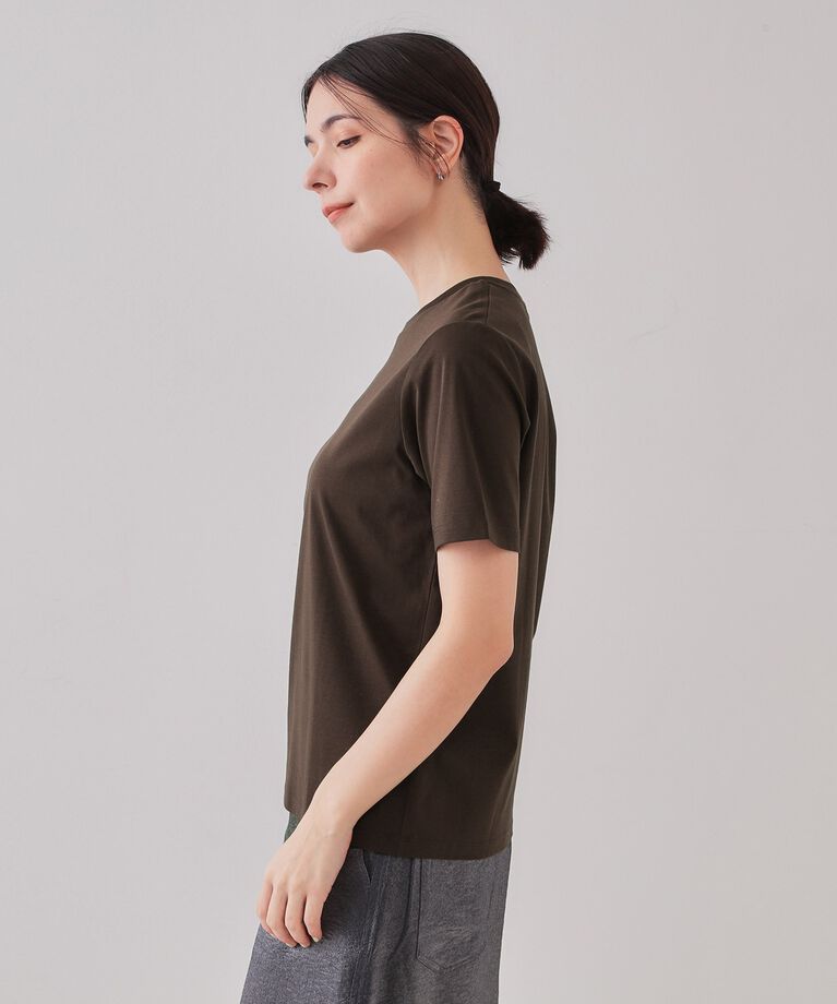 OPAQUE.CLIP「《5color/SS-LLsize》UV ベーシックTシャツ【接触冷感/洗濯機洗い可】」|Tシャツ・カットソー|