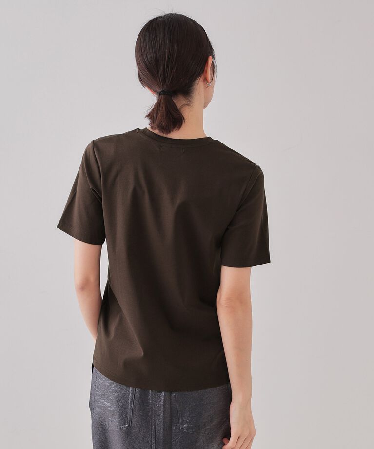OPAQUE.CLIP「《5color/SS-LLsize》UV ベーシックTシャツ【接触冷感/洗濯機洗い可】」|Tシャツ・カットソー|