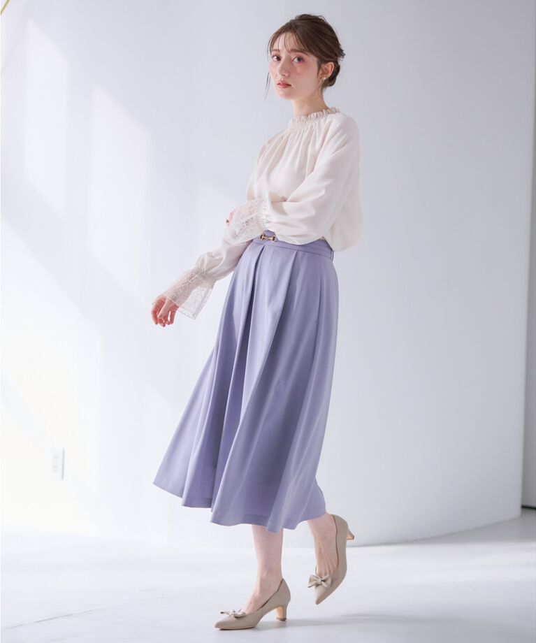 Couture broach「【きれいめ・美脚効果・通勤】ネオシャンブルビットスカート」|スカート|