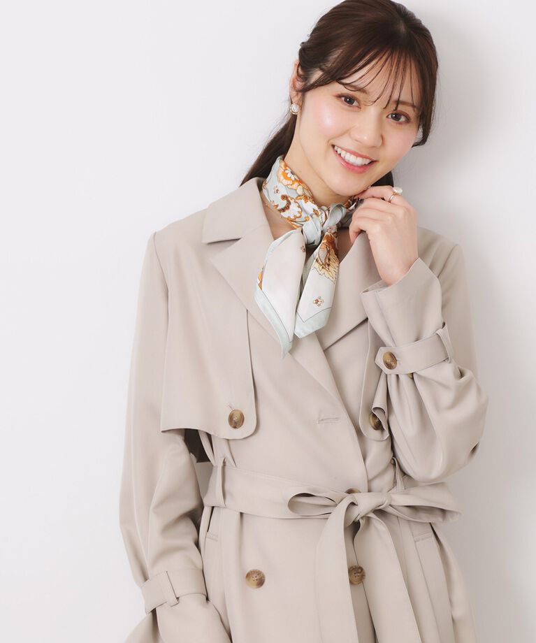 Couture broach「フラワー大判スカーフ」|バンダナ・スカーフ|