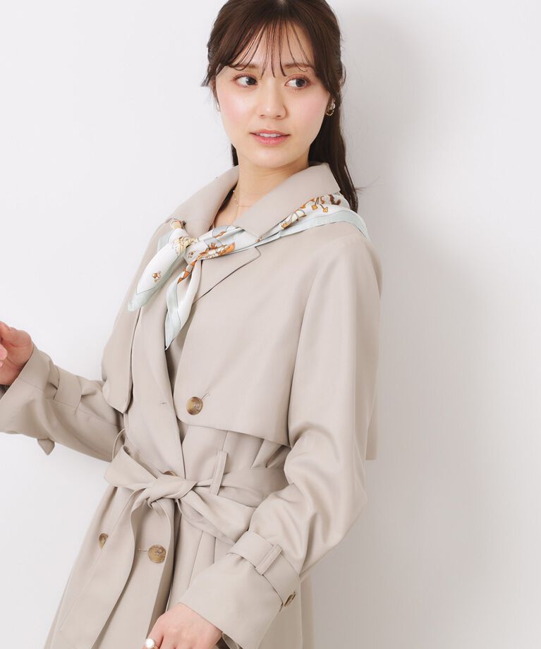 Couture broach「フラワー大判スカーフ」|バンダナ・スカーフ|