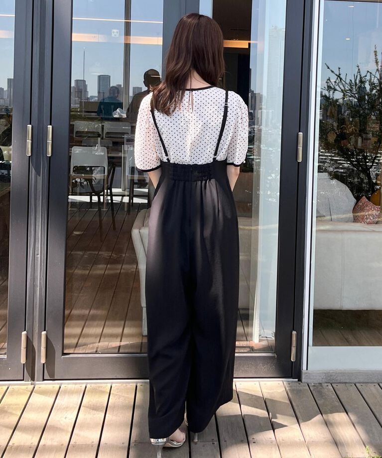Couture broach「【マシンウォッシャブル・きれいめ】キャミロンパース」|その他|